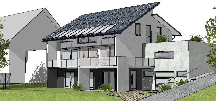 Modernes Wohnhaus